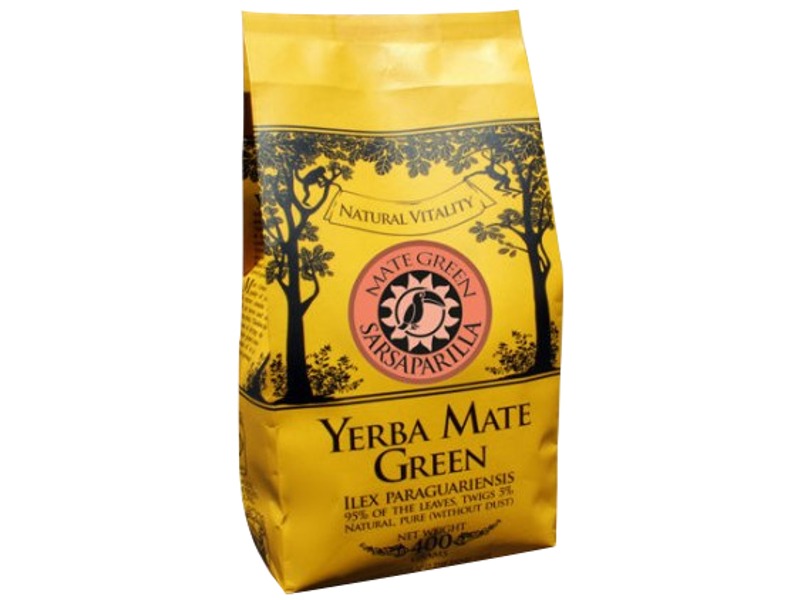 YERBA MATE GREEN 400g Sarsaparilla MEGA MOC ŚWIEŻA