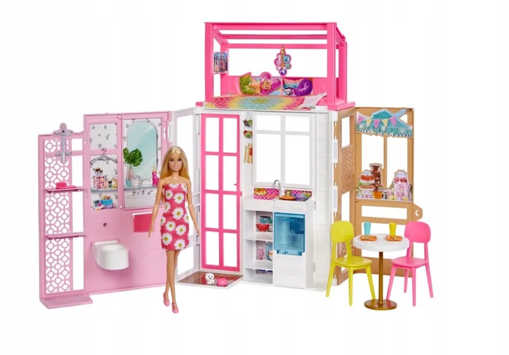 Barbie domek dla lalek z kompletem akcesoriów