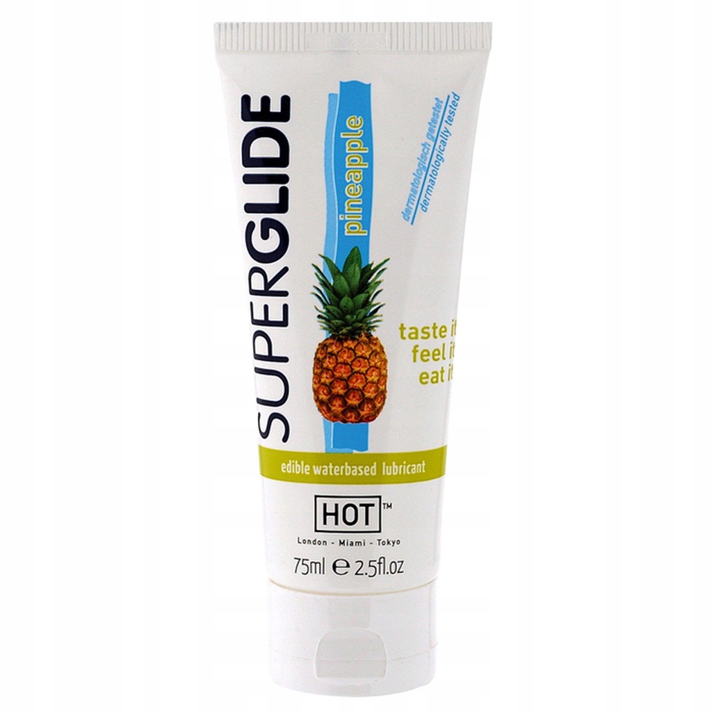 Żel-HOT Superglide PINEAPPLE- 75ml edible lubrica