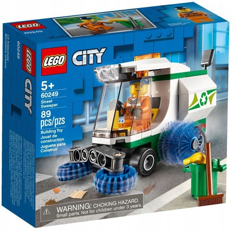 Zamaitarka ulic chodników zabawka LEGO CITY 60249