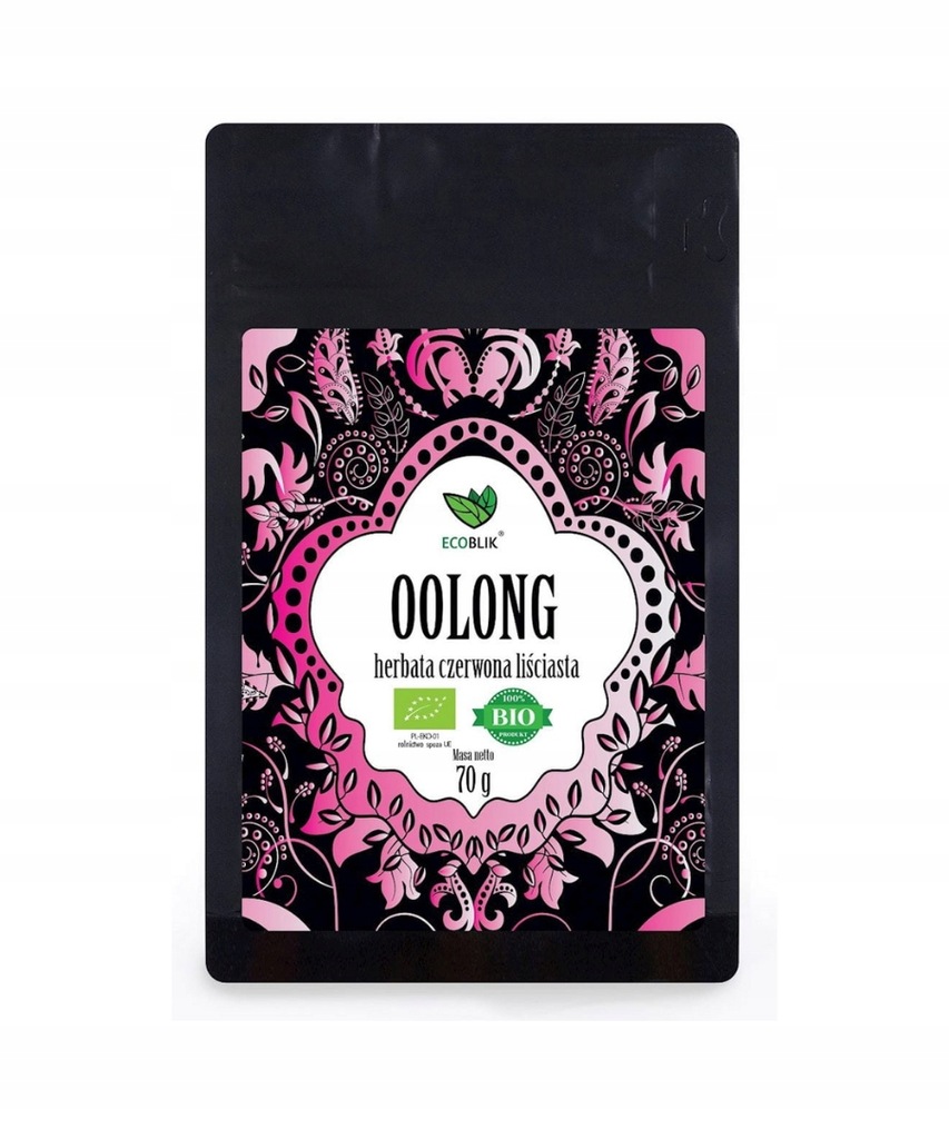 Oolong Herbata Czerwona BIO 70g ALINESS ECOBLIK