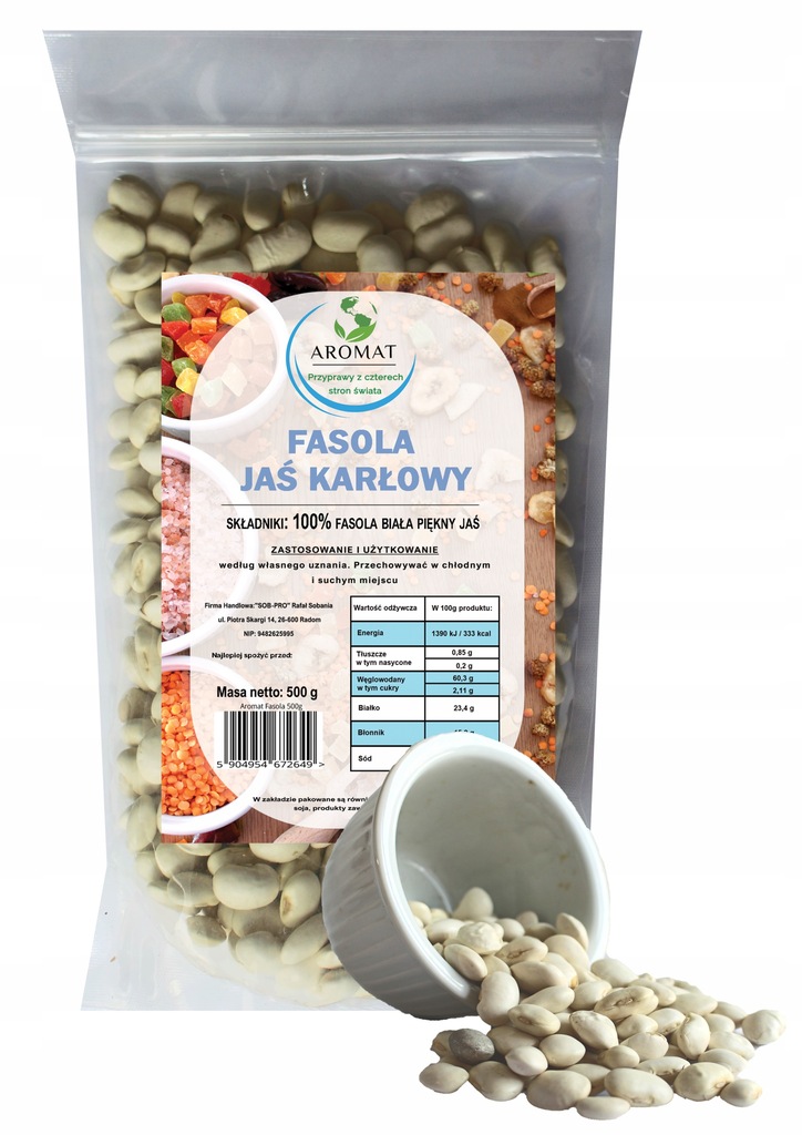 Fasola Biała 500g AROMAT 0,5kg