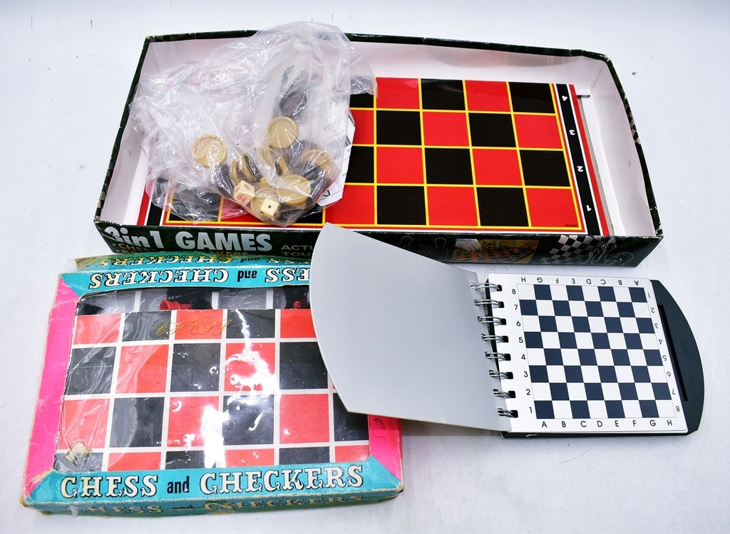 4263-25 CHESS CHECKERS 3 IN 1 GAMES.. k#o MIX GIER