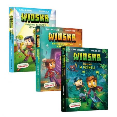 Pakiet Minecraft. Wioska. Tomy 1-3: Uwięzieni, Niebezpieczeństwo, Zagubieni