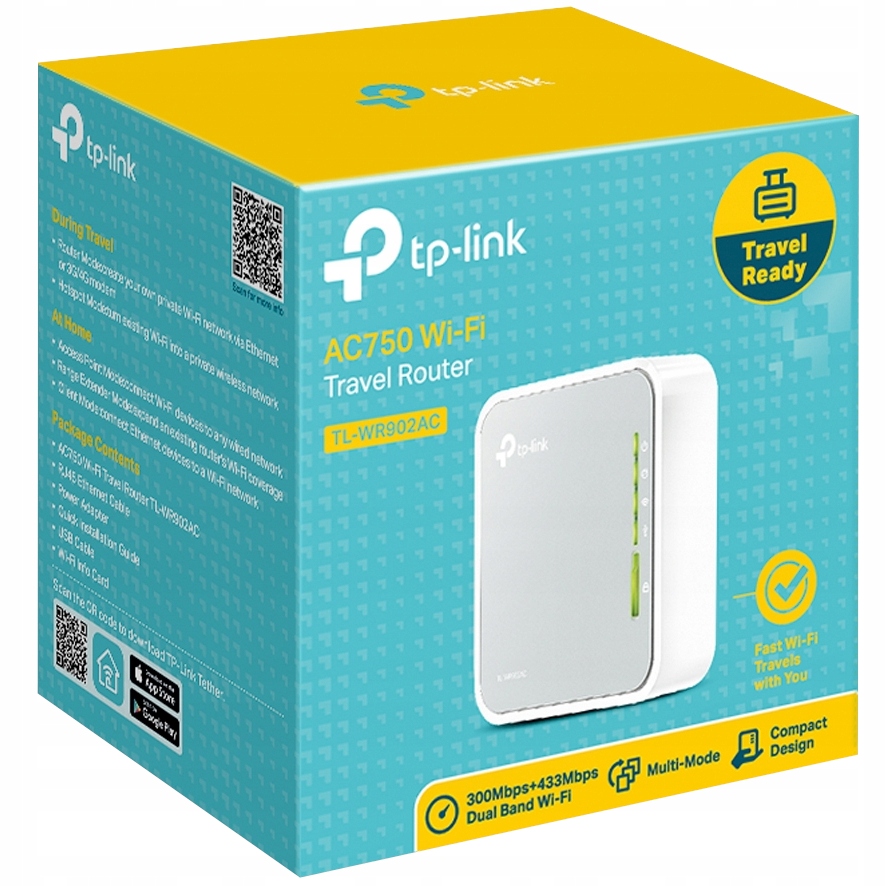 Купить Портативный маршрутизатор TP-Link WR902AC AP USB 3G 4G LTE: отзывы, фото, характеристики в интерне-магазине Aredi.ru