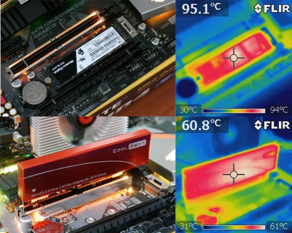 Купить SSD-адаптер PCIe x16 M.2 M-Key NVMe + радиатор JEYI: отзывы, фото, характеристики в интерне-магазине Aredi.ru