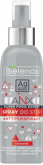 BIELENDA SPRAY DO STÓP ANX antyperspirant SREBRO