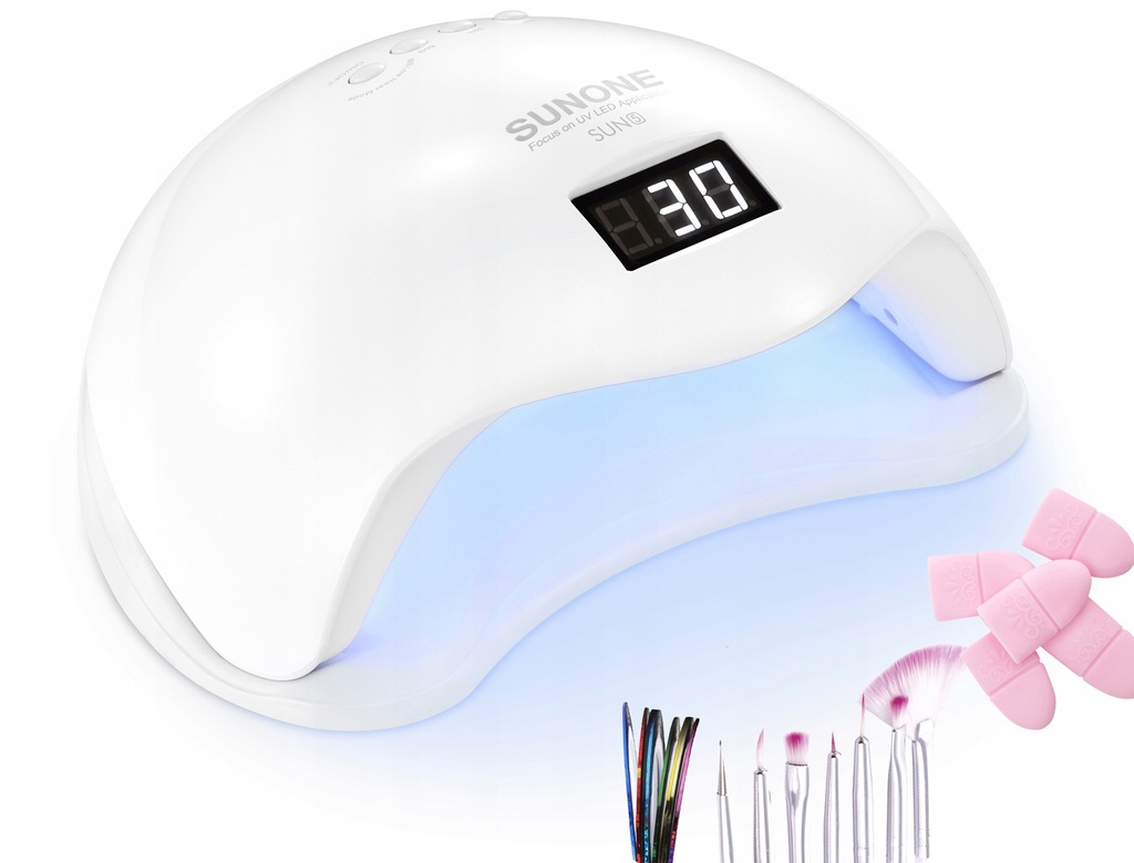 SUNone Lampa UV LED 48W Hybrydy Żele