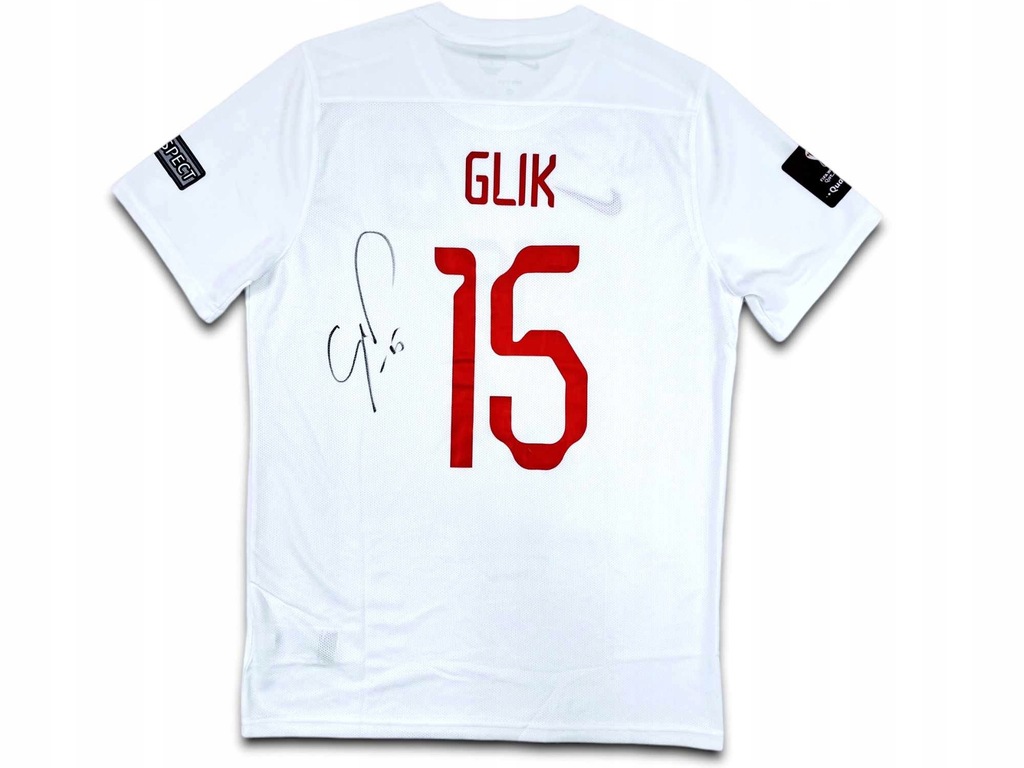 Kamil Glik - Polska - koszulka z autografem (pol)