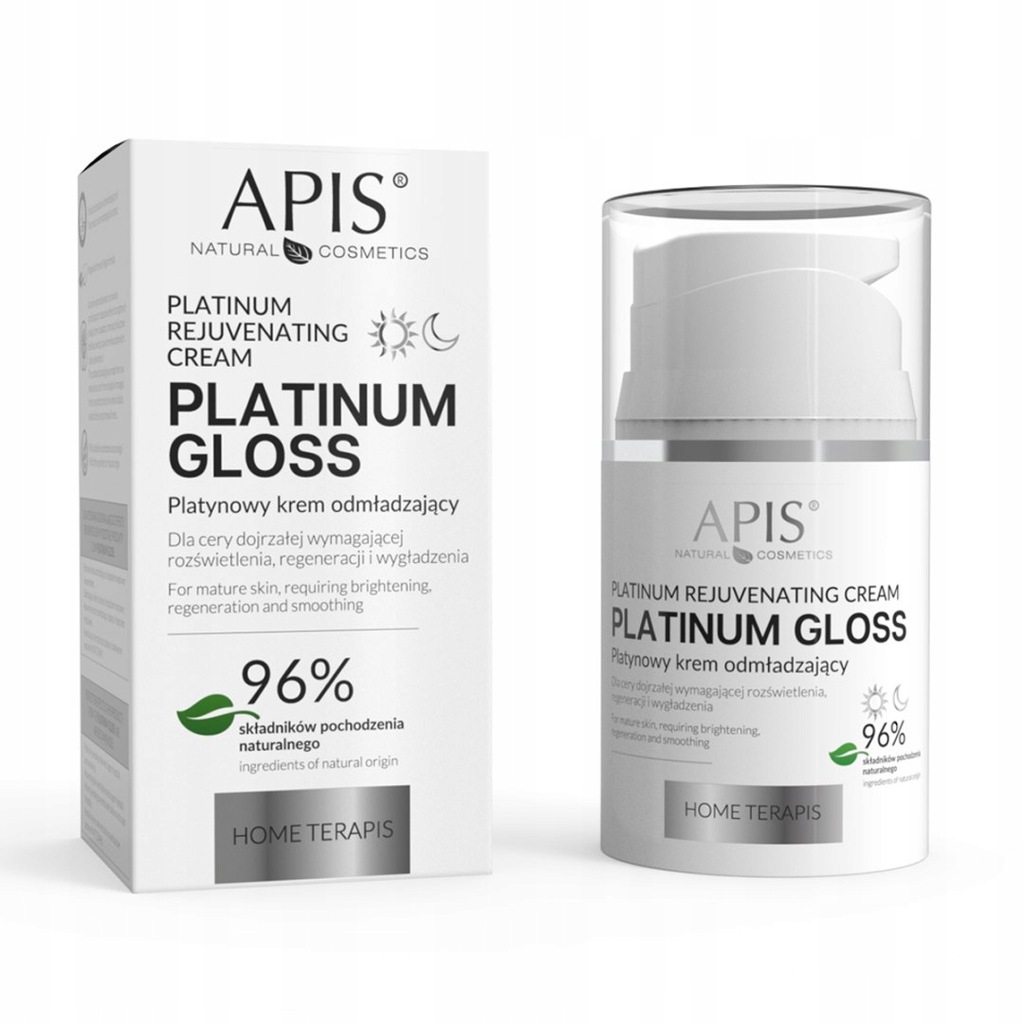 Apis home terapis platinum gloss platynowy krem od