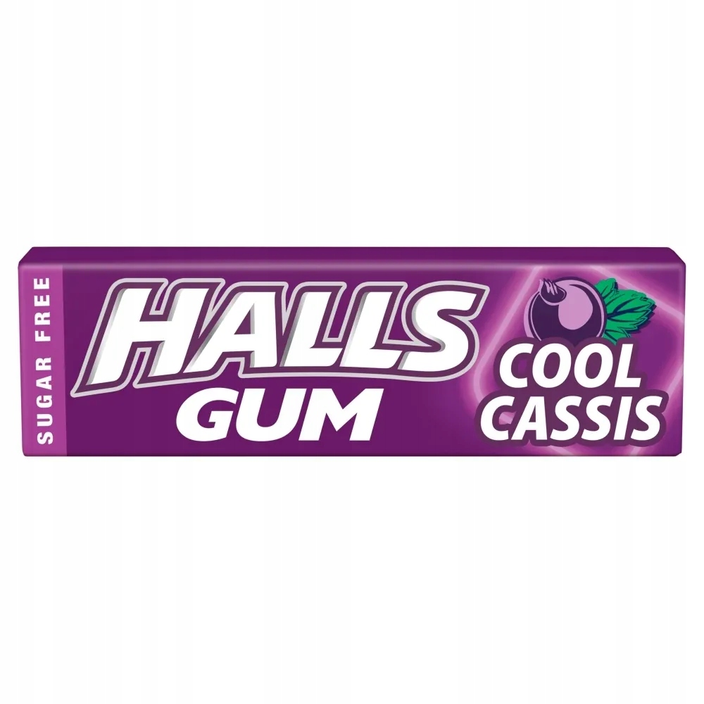 Halls Gum Guma do żucia bez cukru o smaku czarnej