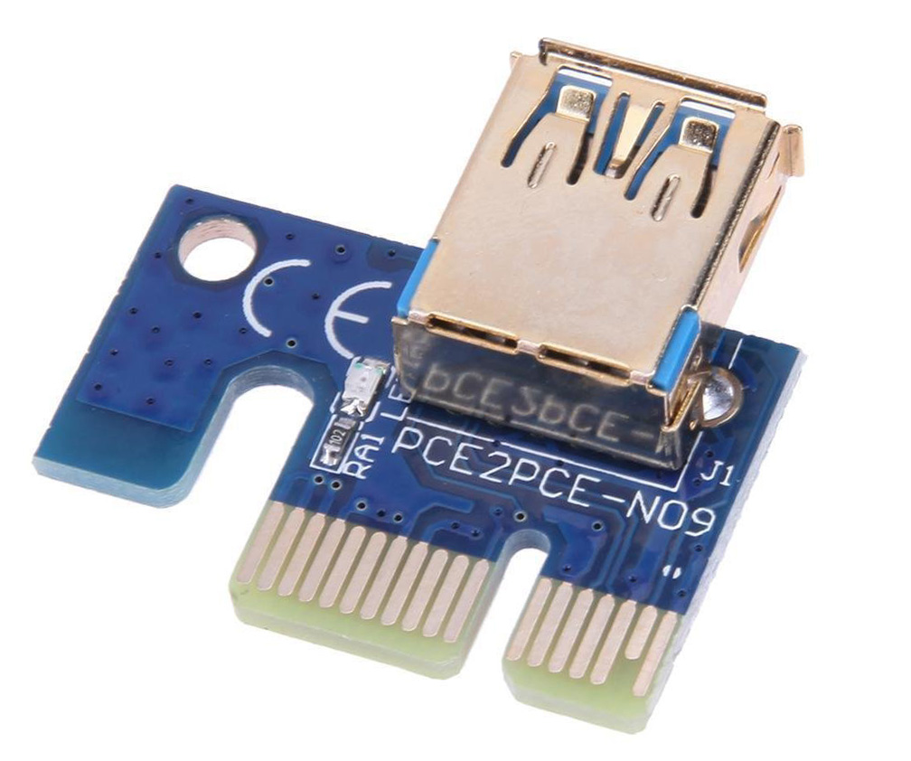 Купить RISER PCI-E 1x–16x 009s 6-контактный ЛУЧШАЯ МОДЕЛЬ: отзывы, фото, характеристики в интерне-магазине Aredi.ru