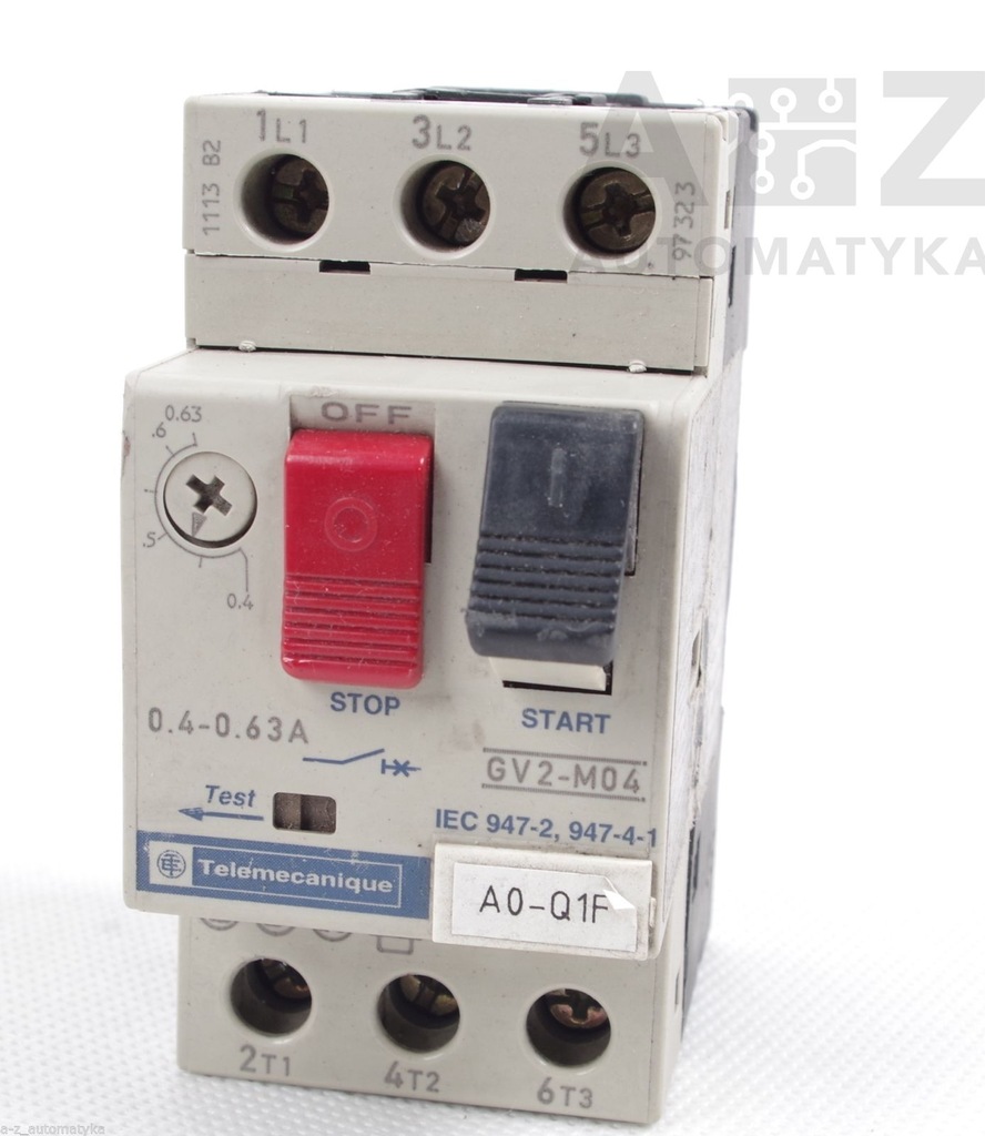 TELEMECANIQUE GV2-M04 GV2M04 IEC 947-2, 947-4-1