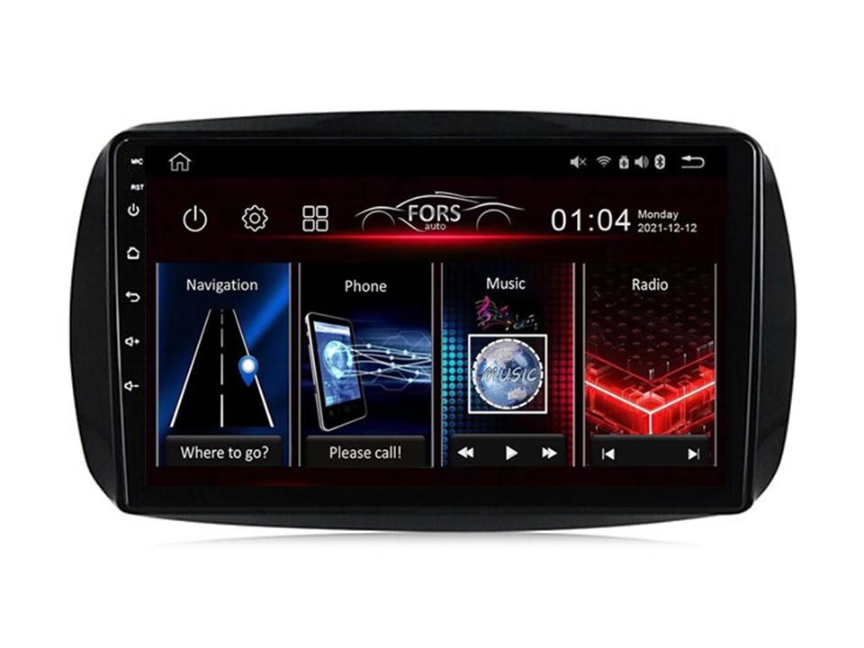 Radio Android M100 Benz Smart Fortwo 2015-2018