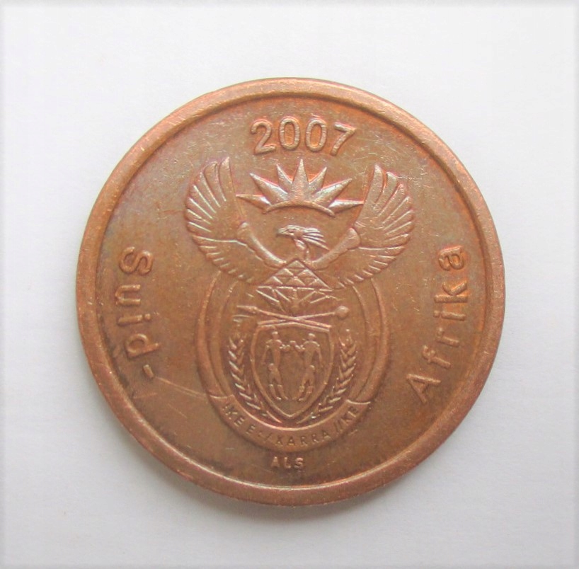 5 Centów 2007 r. -Afryka Południowa