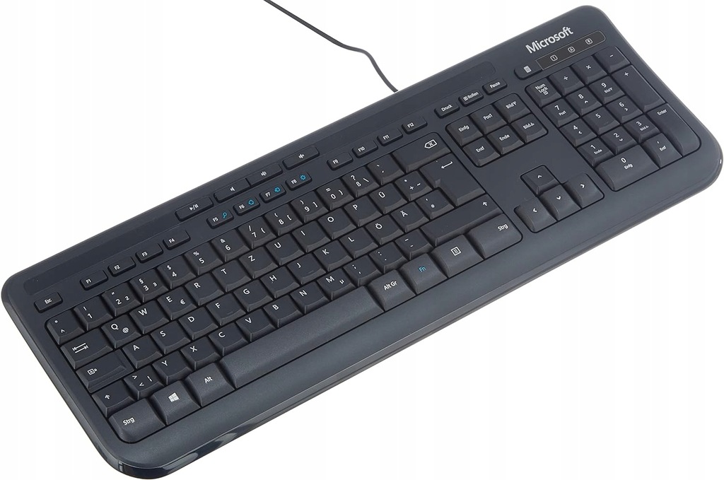 Купить Проводная клавиатура Microsoft Wired Keyboard 600 1576, черная ...