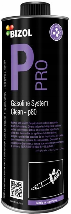 BIZOL PRO GASOLINE SYSTEM CLEAN+ P80 1L