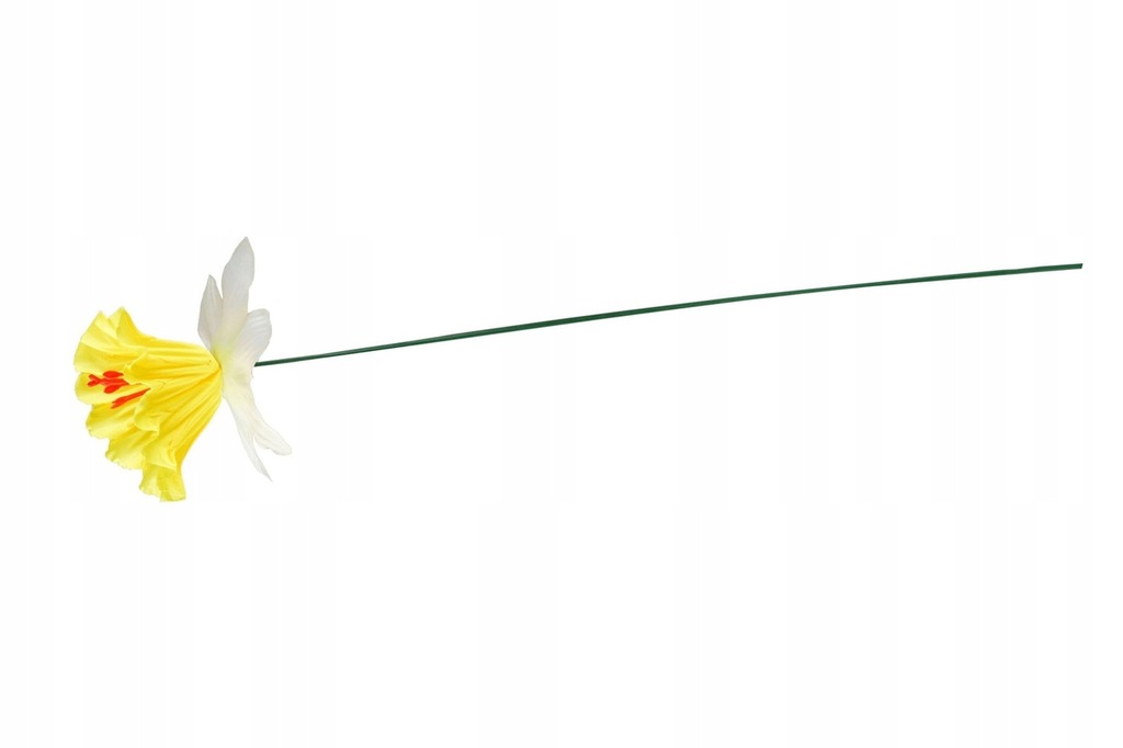 Sztuczny Żółty Wiosenny Kwiat ŻONKIL z Łodygą 40cm
