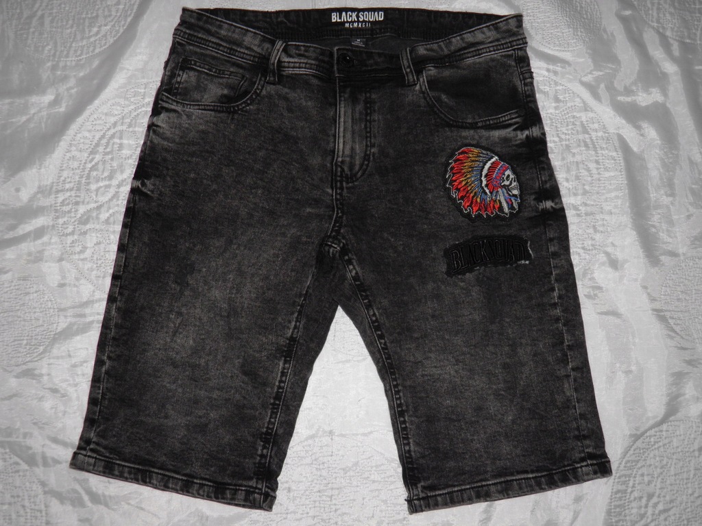 black squad jeans