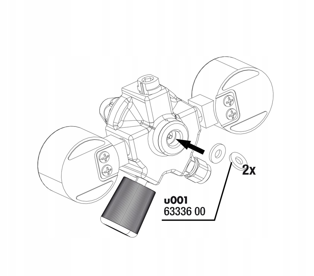 Uszczelka reduktora JBL ProFlora u001 (6333600)