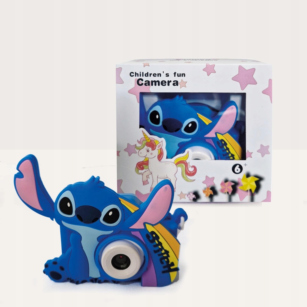 CYFROWY APARAT FOTOGRAFICZNY DLA DZIECI STITCH KAMERA I GRY