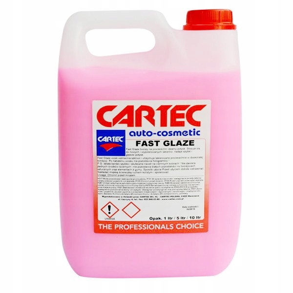Cartec Fast Glaze Quick Detailer Szybki Wosk Samochodowy w Płynie 5L