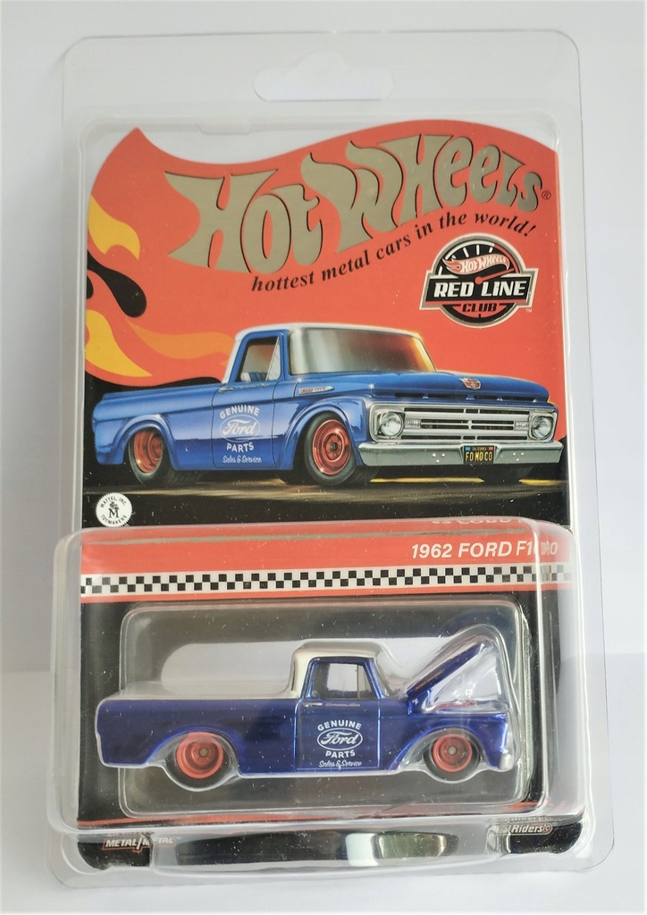 Hot Wheels 1962 Ford F100 Red Line Club - 13756869382