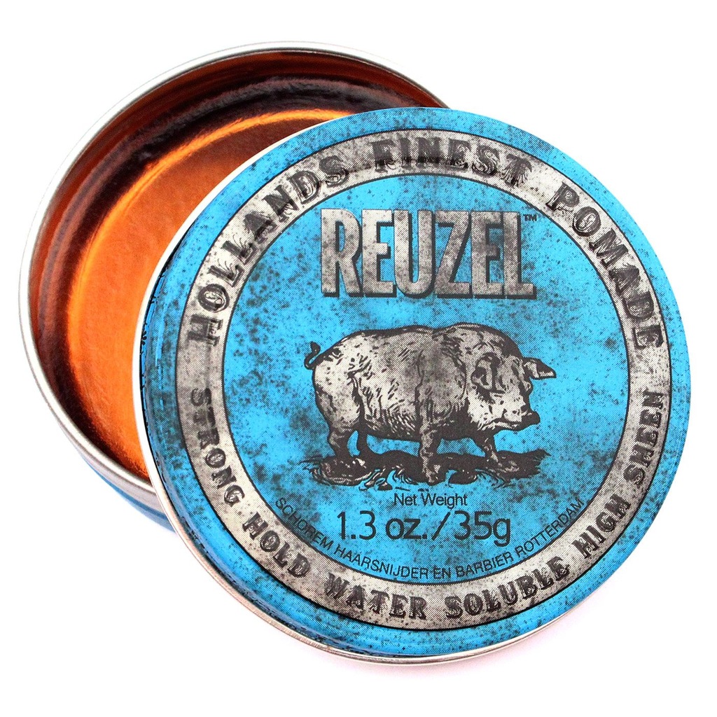 Reuzel Blue Pig pomada Mocny Chwyt i Połysk 35g