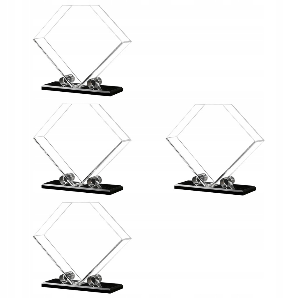 4x Kitchen Clear Napkin Holder