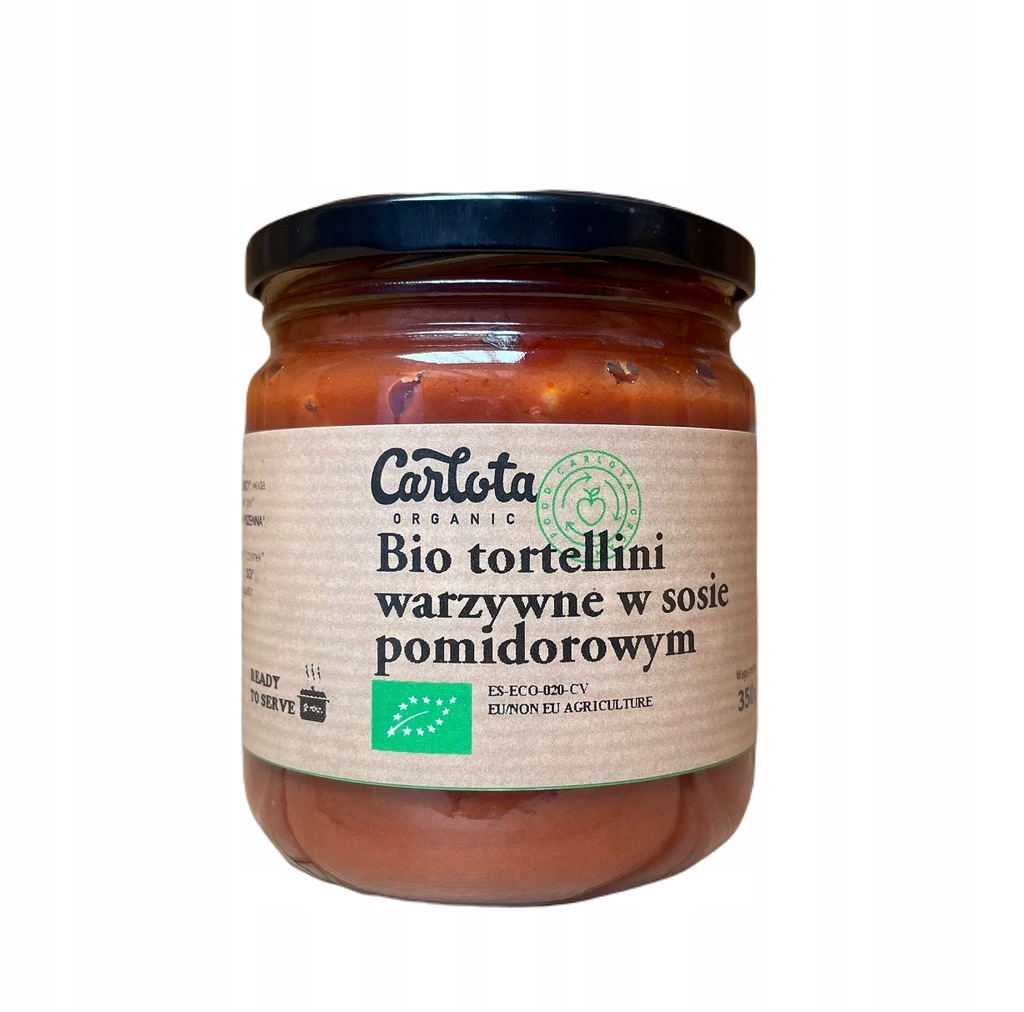 Tortellini Warzywne W Sosie Pomidorowym Bio 350 G - Carlota