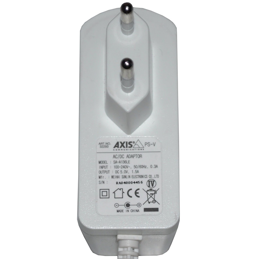 Купить Блок питания AXIS SA-A136LE 5 В 1,5 А GW FV: отзывы, фото и ...