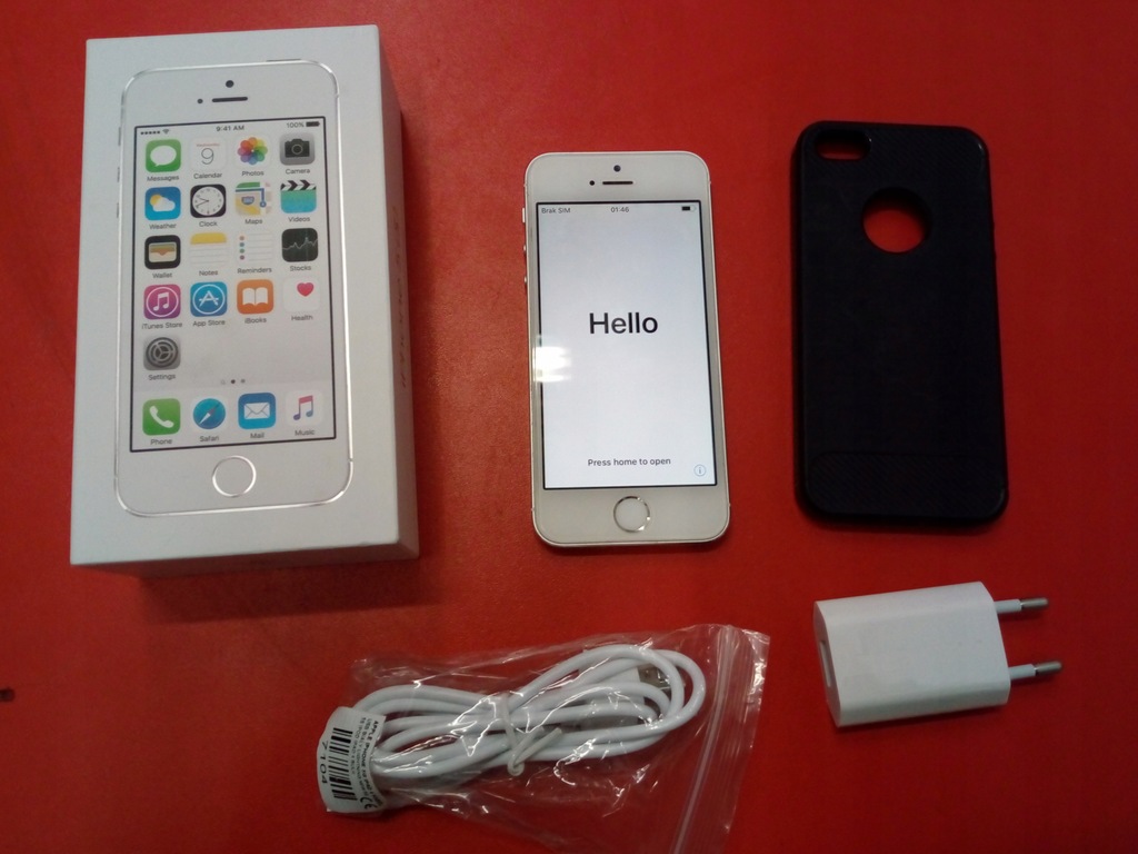 Telefon Iphone 5s 16GB srebrny