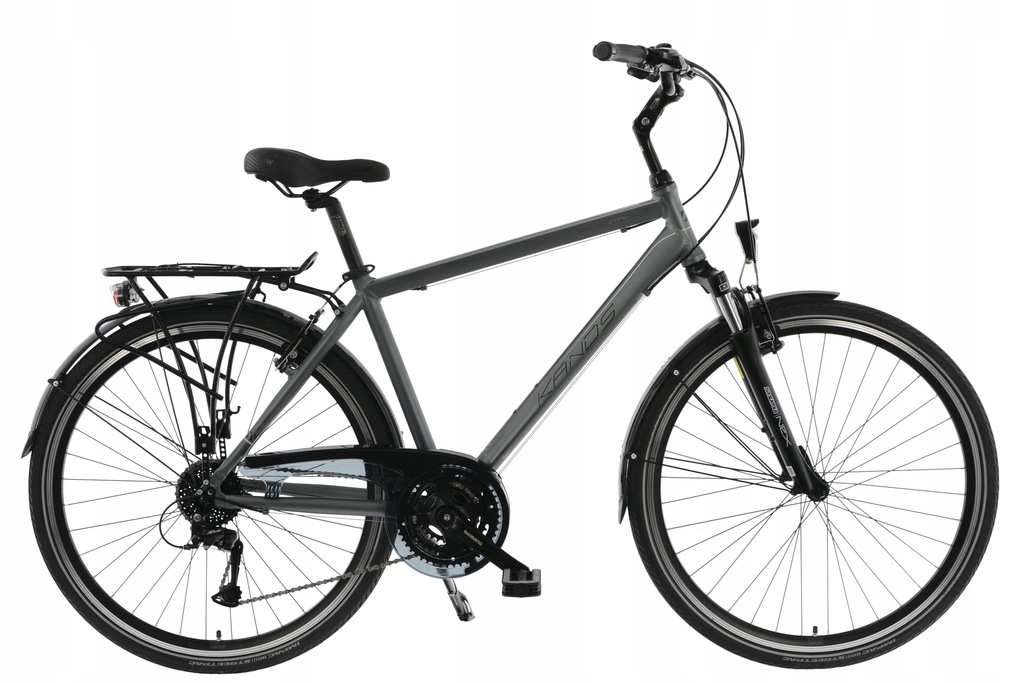 Rower Kands Trekking 28 Alfa City M19 graf-zło r22