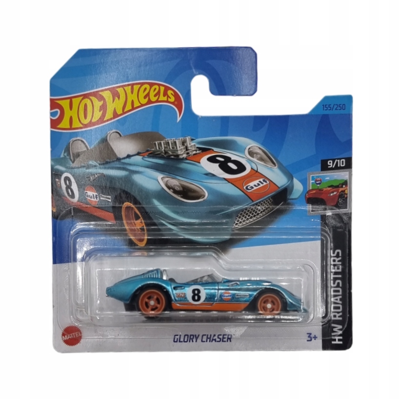 Hot Wheels Glory Chaser HW Roadsters - Blue 1:64 Scale Die Cast Car 9/10