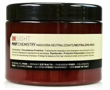 Odkażająca maska do włosów Insight Post Chemistry Neutralizing Maska 500ml