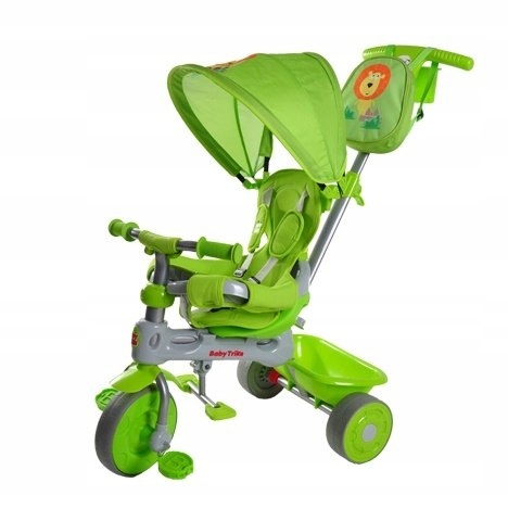 ROWEREK TRÓJKOŁOWY 3 W 1 ZIELONY LEW BABY TRIKE