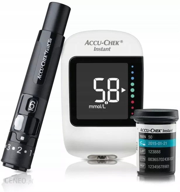 Glukometr Accu-Chek Instant - 13170735972 - oficjalne archiwum Allegro