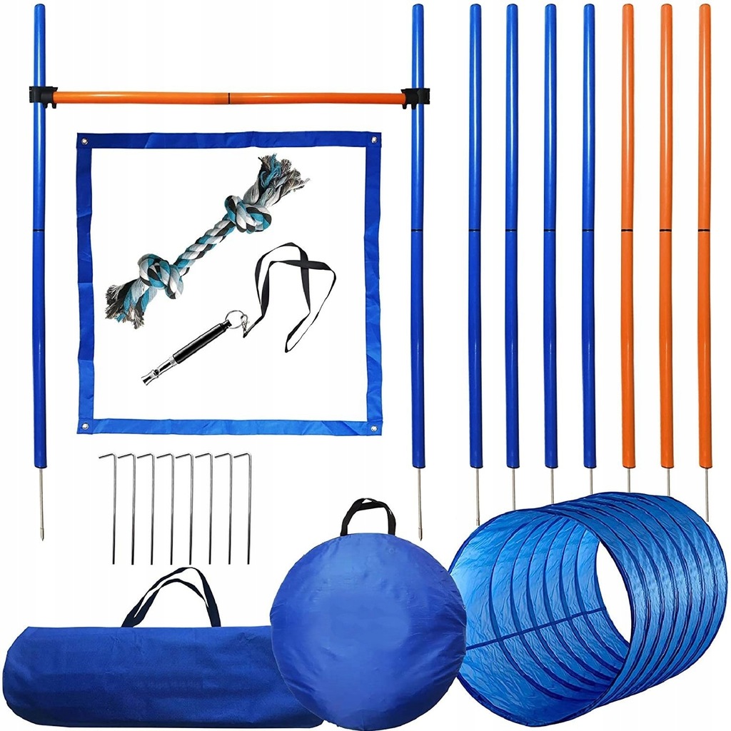 Pet Dog Agility Equipment Set Kit Obstacle Tr