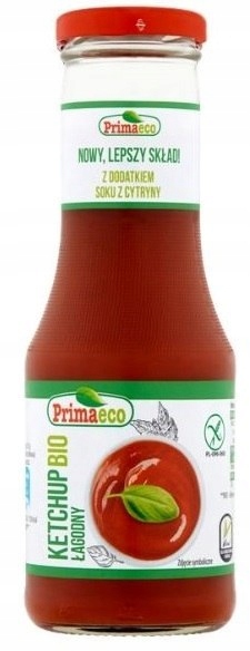 KETCHUP ŁAGODNY BIO 315 g - PRIMAECO