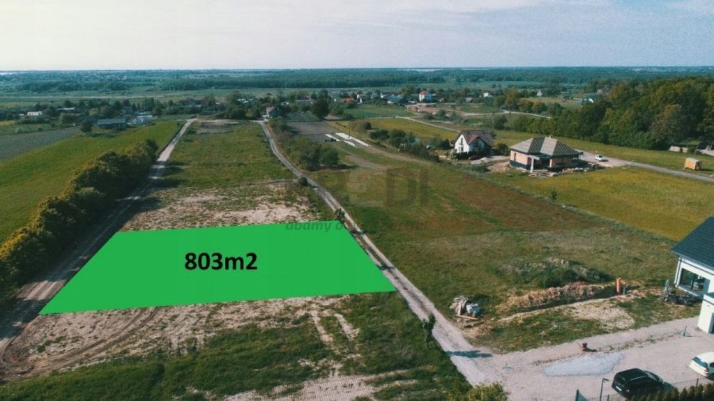 Działka, Skwierzynka, Sianów (gm.), 803 m²