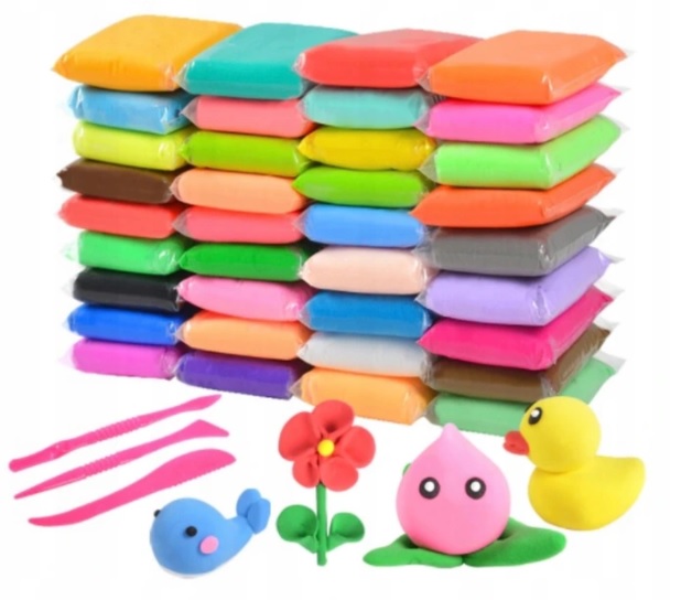 60X PLASTELINA Piankolina POLIMEROWA MASA PIANKOWA