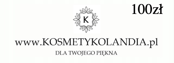 Voucher o wartości 100zł na www.kosmetykolandia.pl