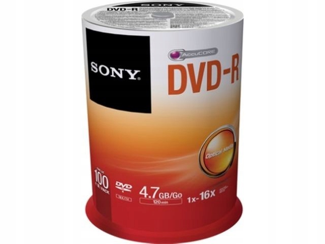SONY DVD-R 16x 4.7GB (100 CAKE)