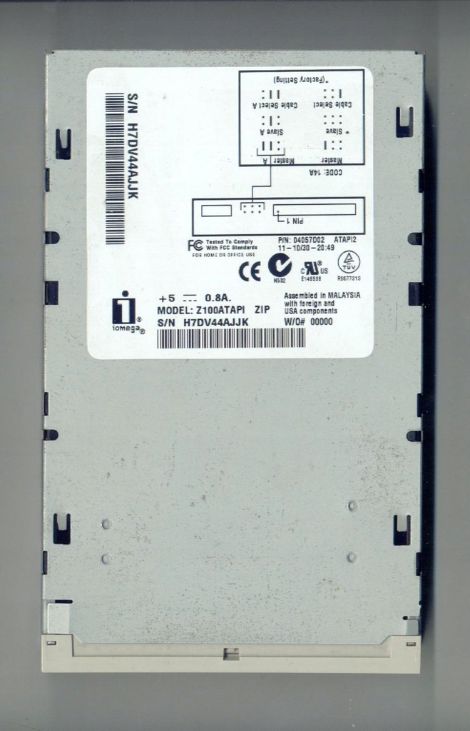 Napęd ZIP100 iOmega IDE/ATA