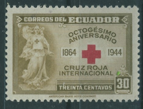 Ecuador 30 cts. - Czerwony Krzyż 1934 r.