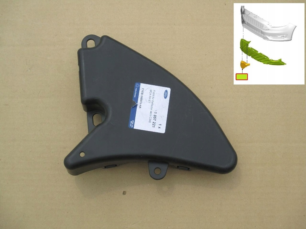 FORD FOCUS MK3 FL OSŁONA POD ZDERZAK PRZÓD 1857221