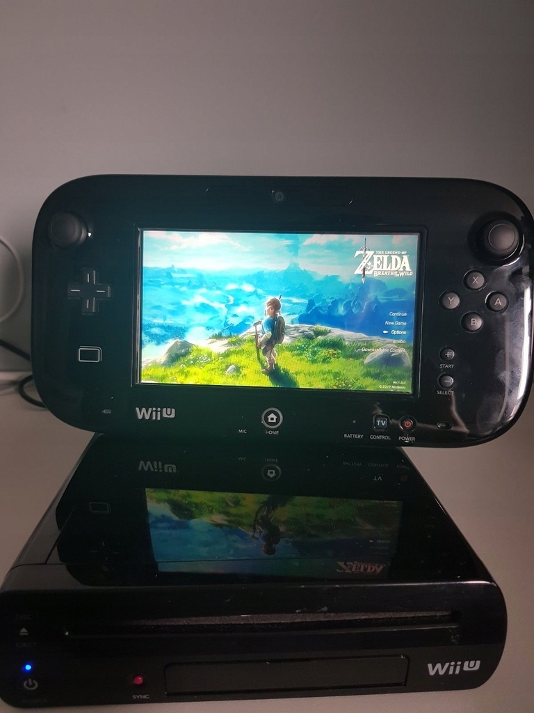 Konsola WII U Czarna + Dysk + 101 gier na WII U