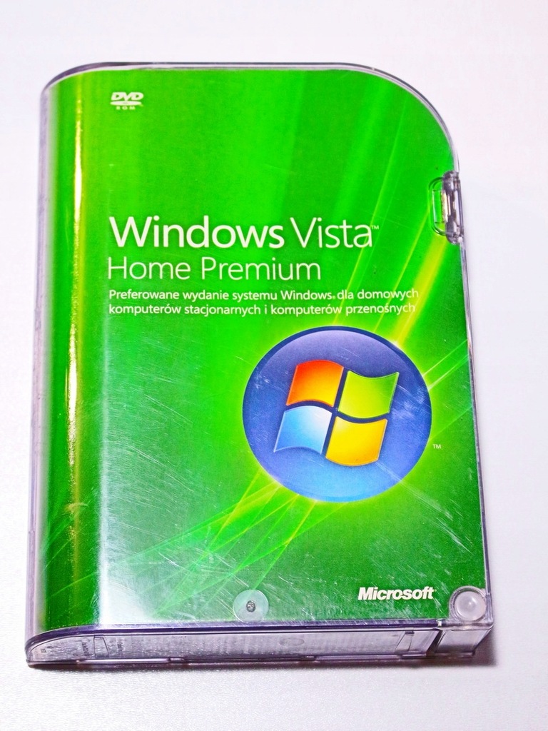 WINDOWS VISTA HOME PREMIUM 32BIT BOX PL - 7897600086 - oficjalne archiwum Allegro