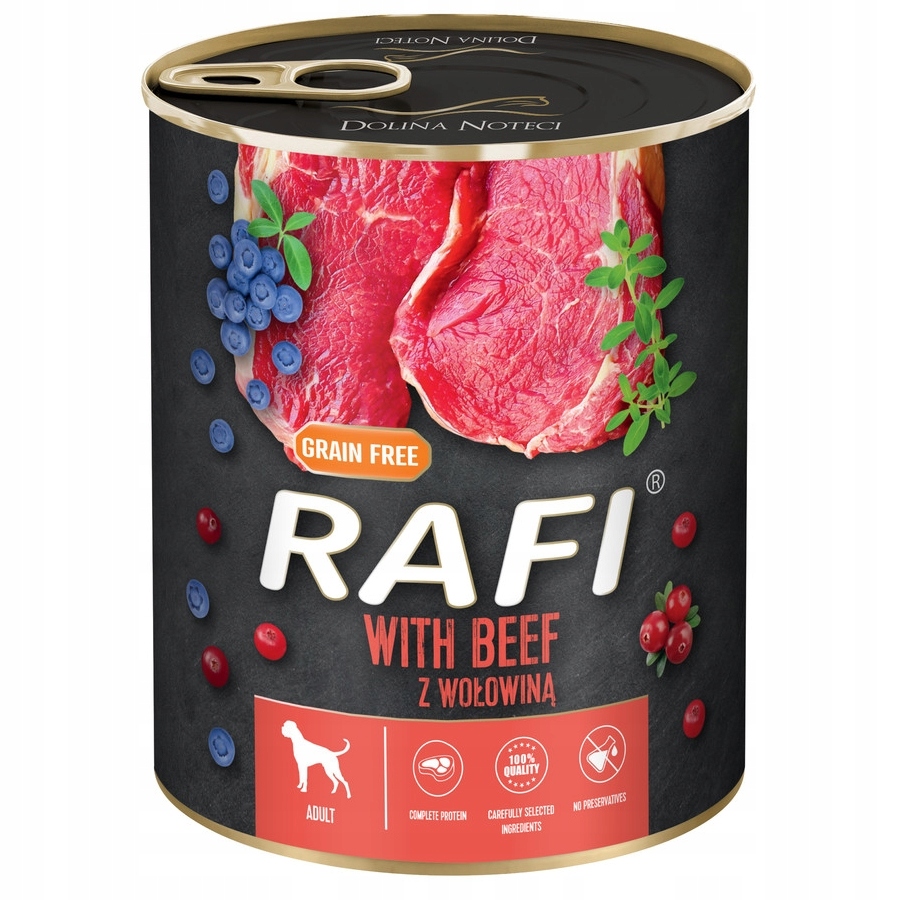 Mokra karma Rafi wołowina 0,8 kg