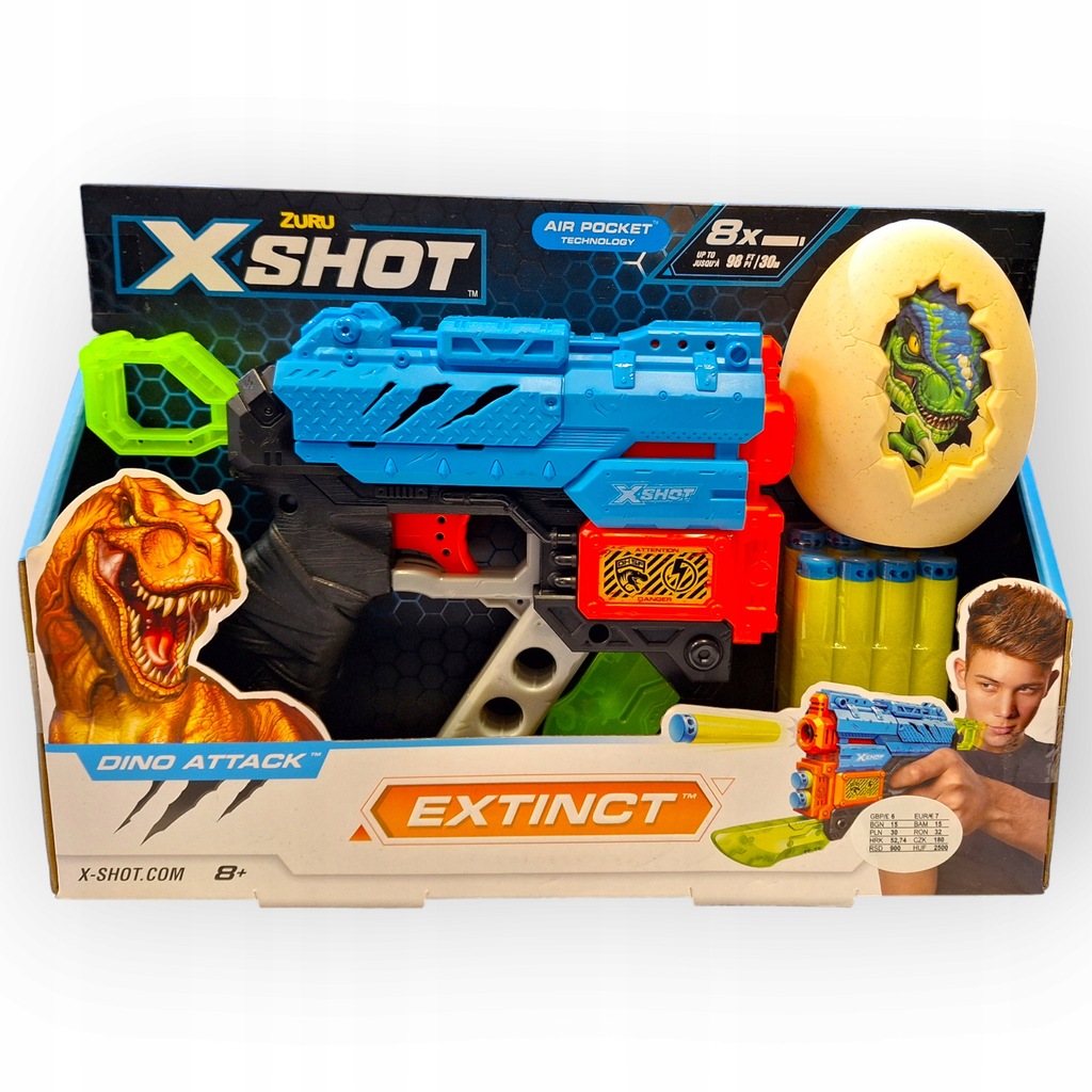 ZURU X SHOT DINO ATTACK EXTINCT Pistolet